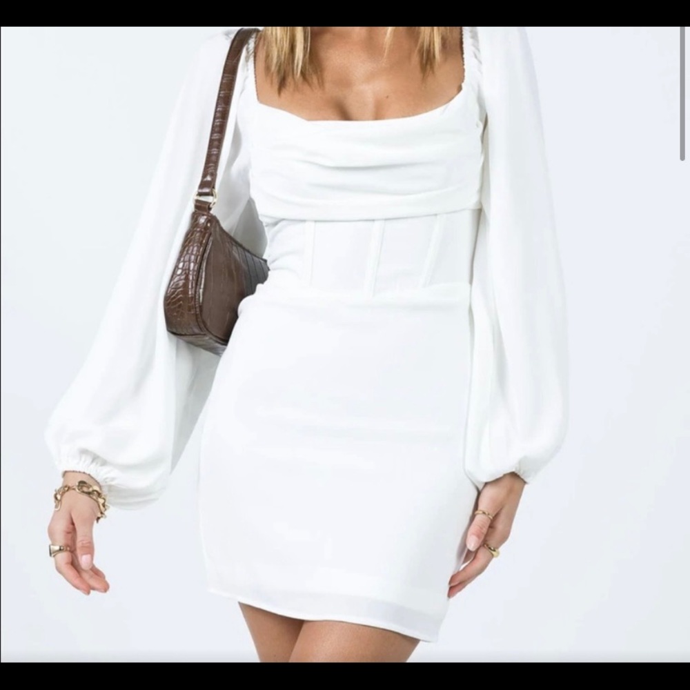 PRINCESS POLLY WHITE LILLIE GRADUATION DRESS
